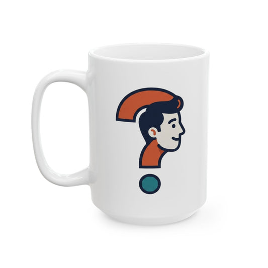 "Main Character Energy" White Ceramic Mug — Graphic