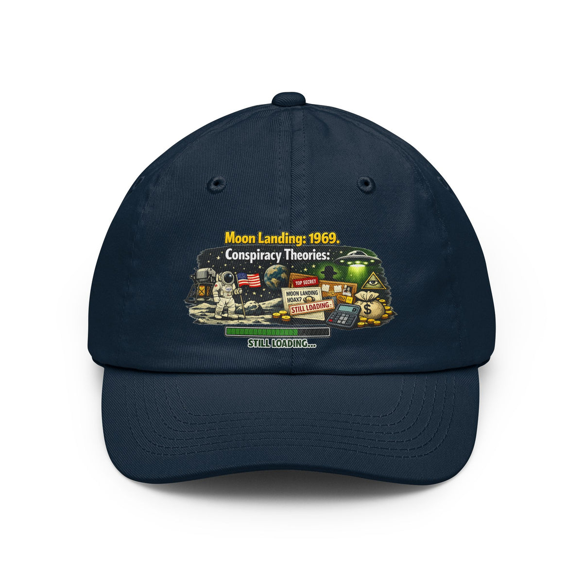 Color: Navy | Moon Conspiracy Dad Hat