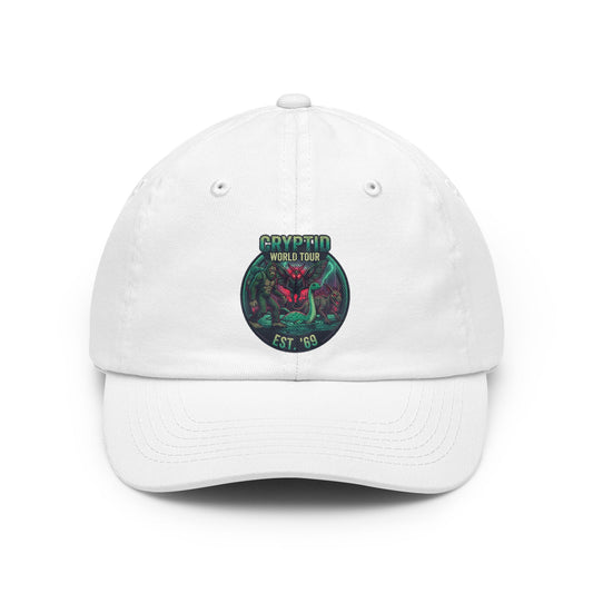 Color: White | Puzizia (Global-Cryptid Mashup) Cryptid World Tour Dad Hat