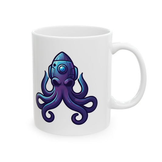 "Octo Credible" White Ceramic Mug — Graphic
