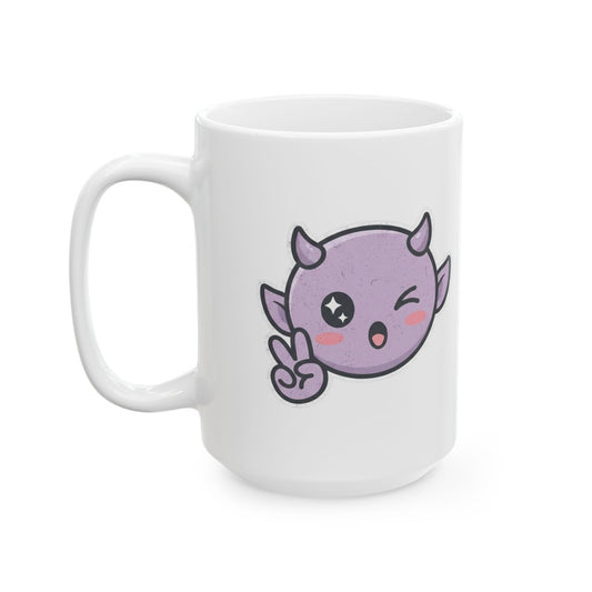"Good Book Series He Called Them Out Of Me" White Ceramic Mug — Graphic