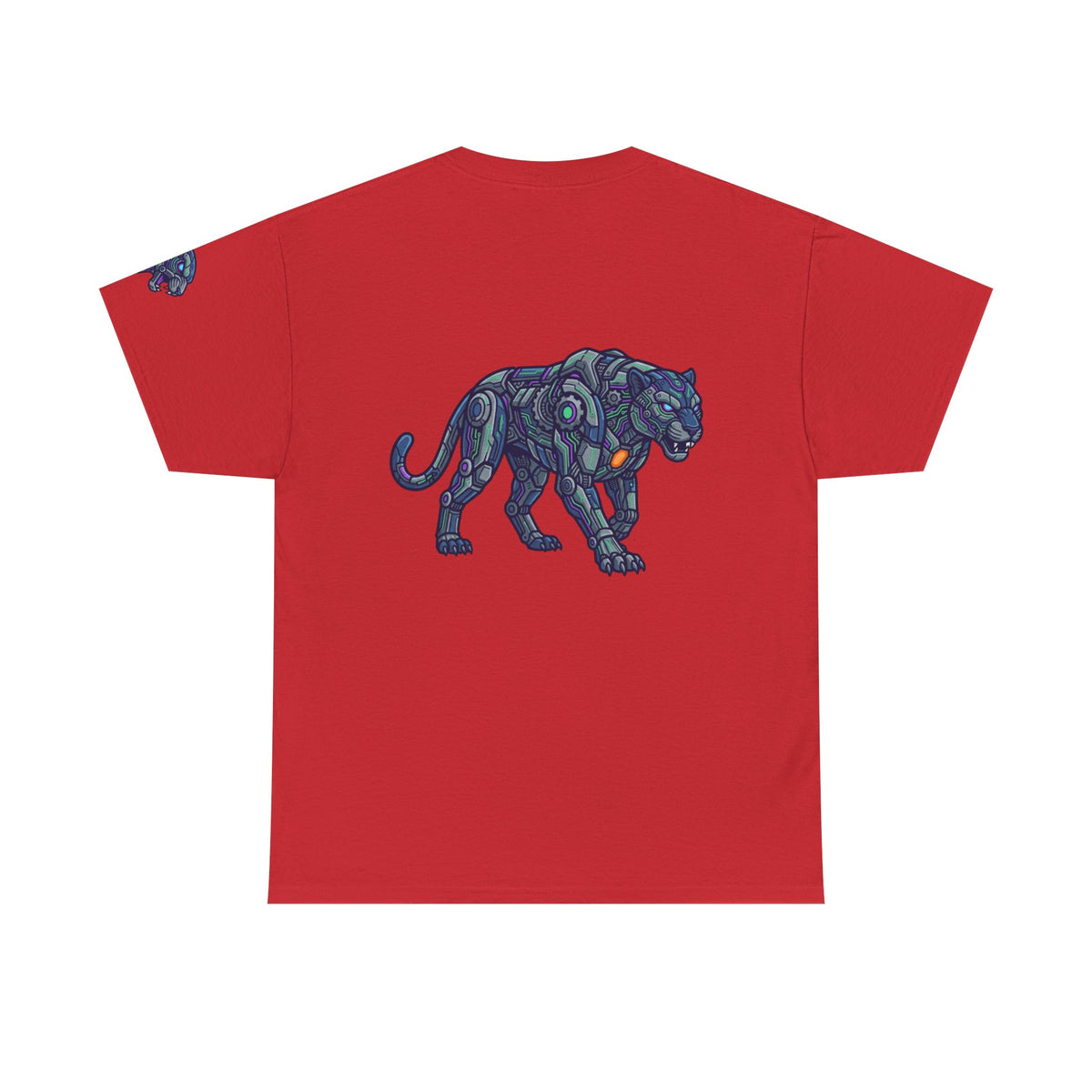 Color: Red | Cyber Panther Premium Graphic Tee