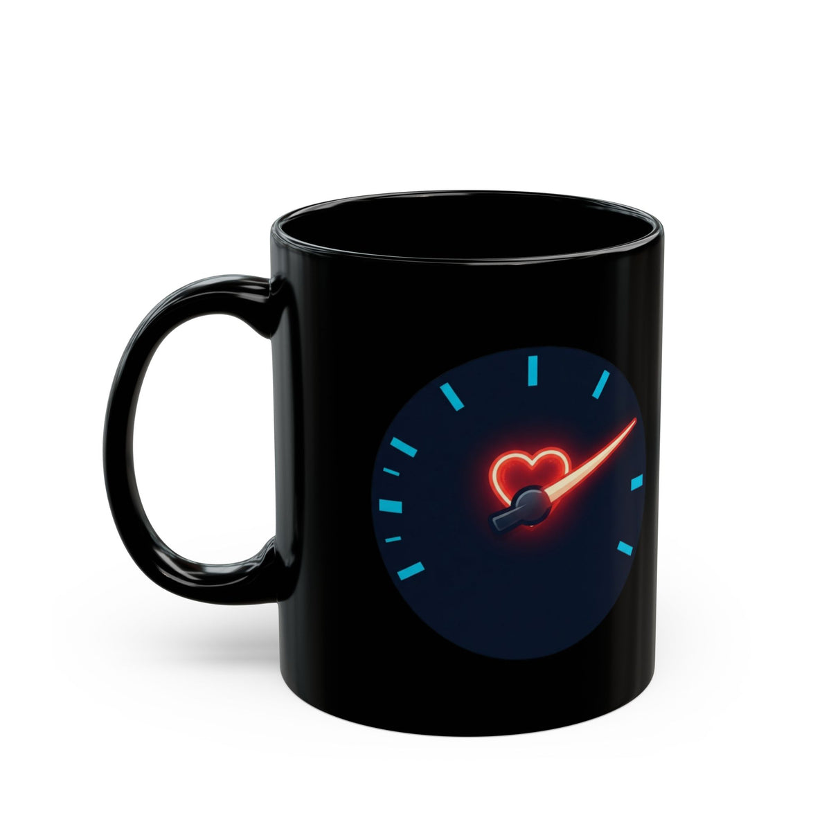 "Full Throttle Tonight" Black Ceramic Mug — Graphic