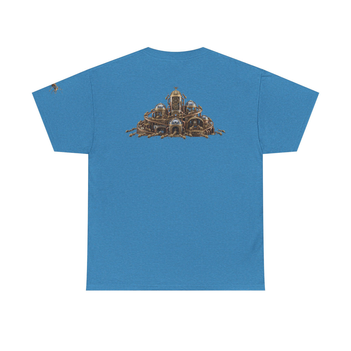 Color: Heather Sapphire | Cyber Ants Premium Graphic Tee
