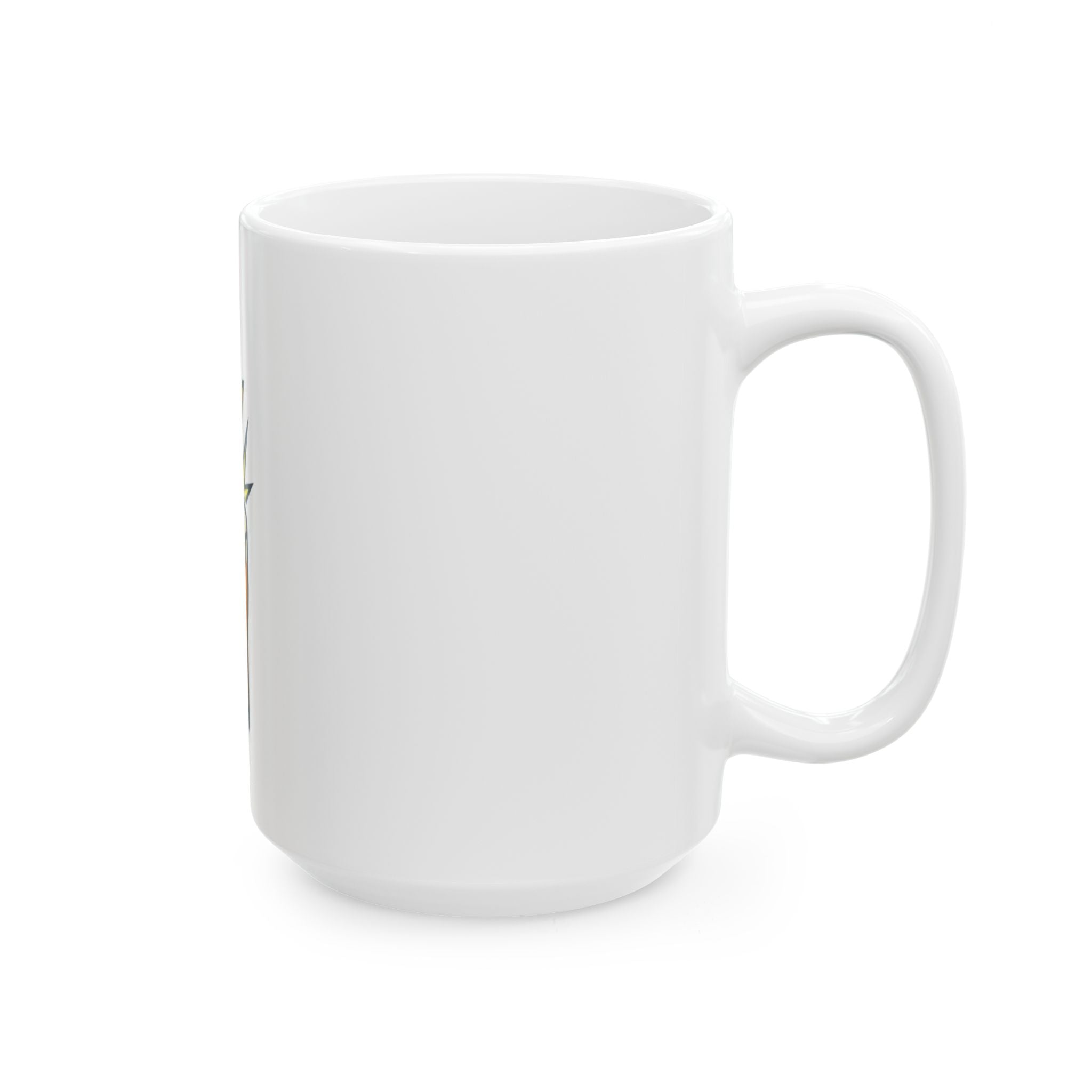 "Static Electricity Brewing" White Ceramic Mug — Graphic