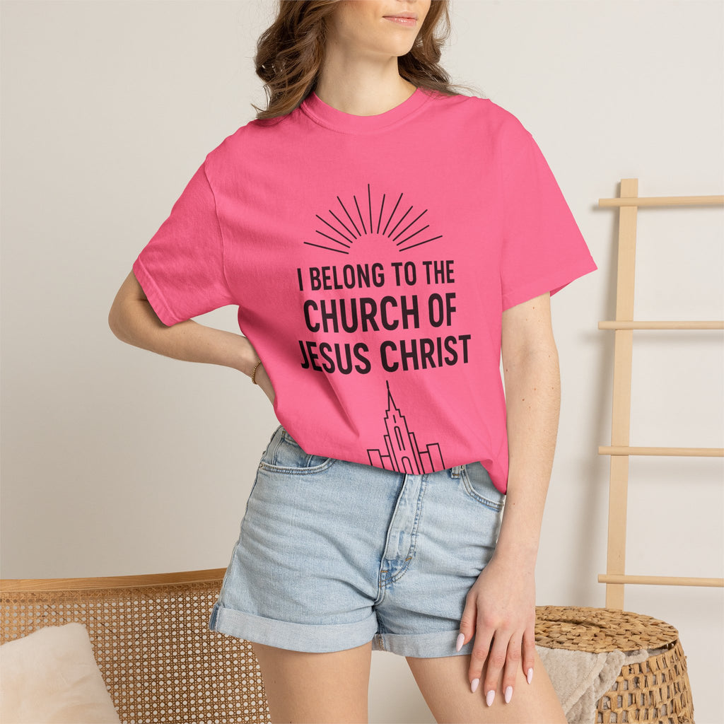"I Belong" Unisex Garment-Dyed T-shirt