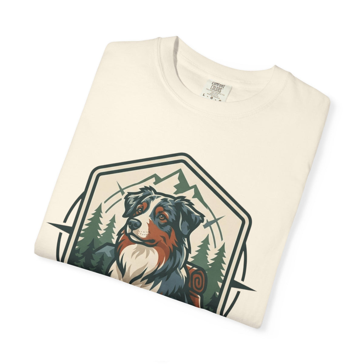 "Australian Sheperd" Unisex Garment-Dyed Tee