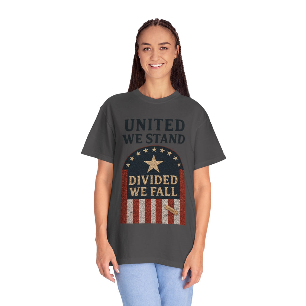 "UNITED WE STAND" Unisex Garment-Dyed T-shirt
