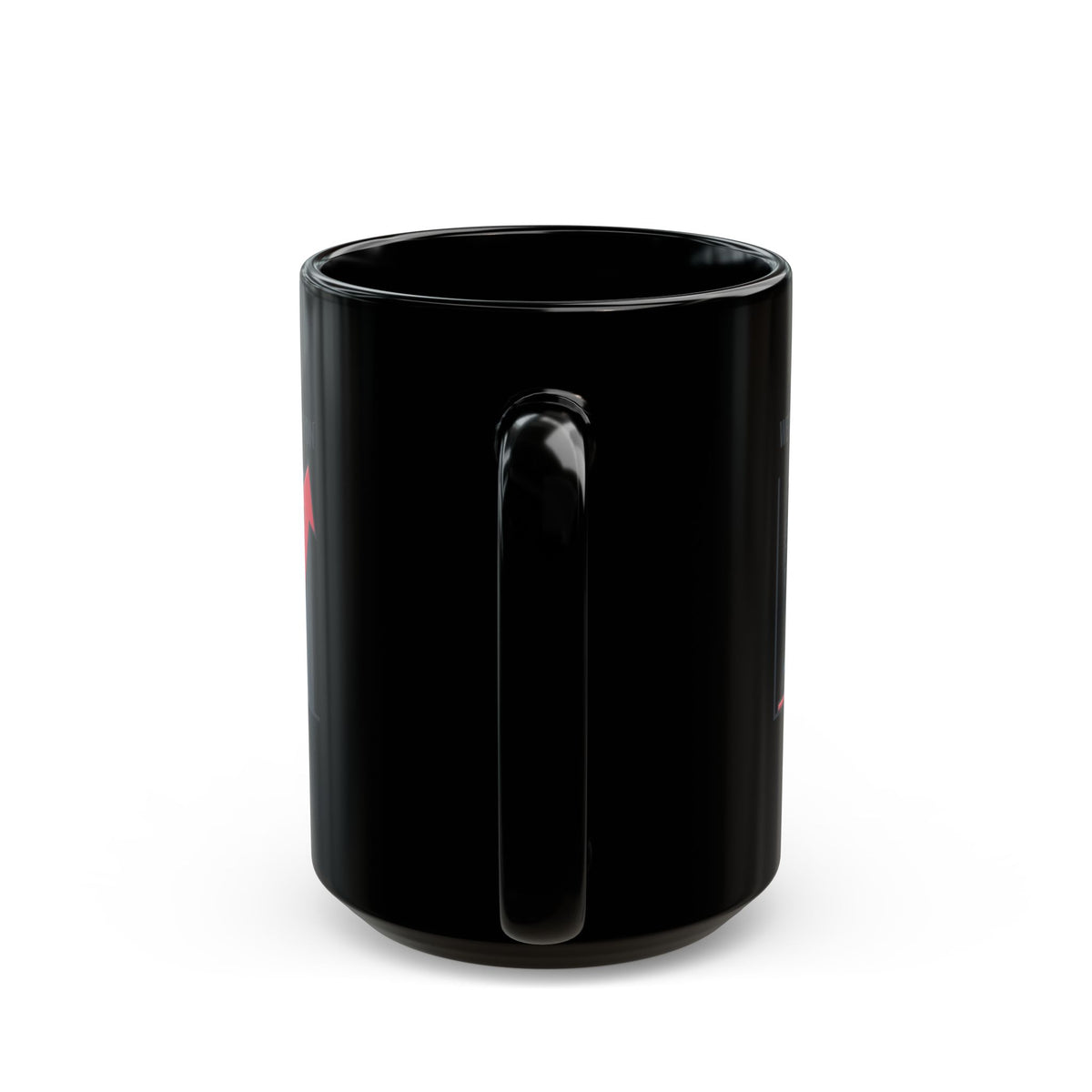 "Protest Series - Follow The Money" Black Ceramic Mug