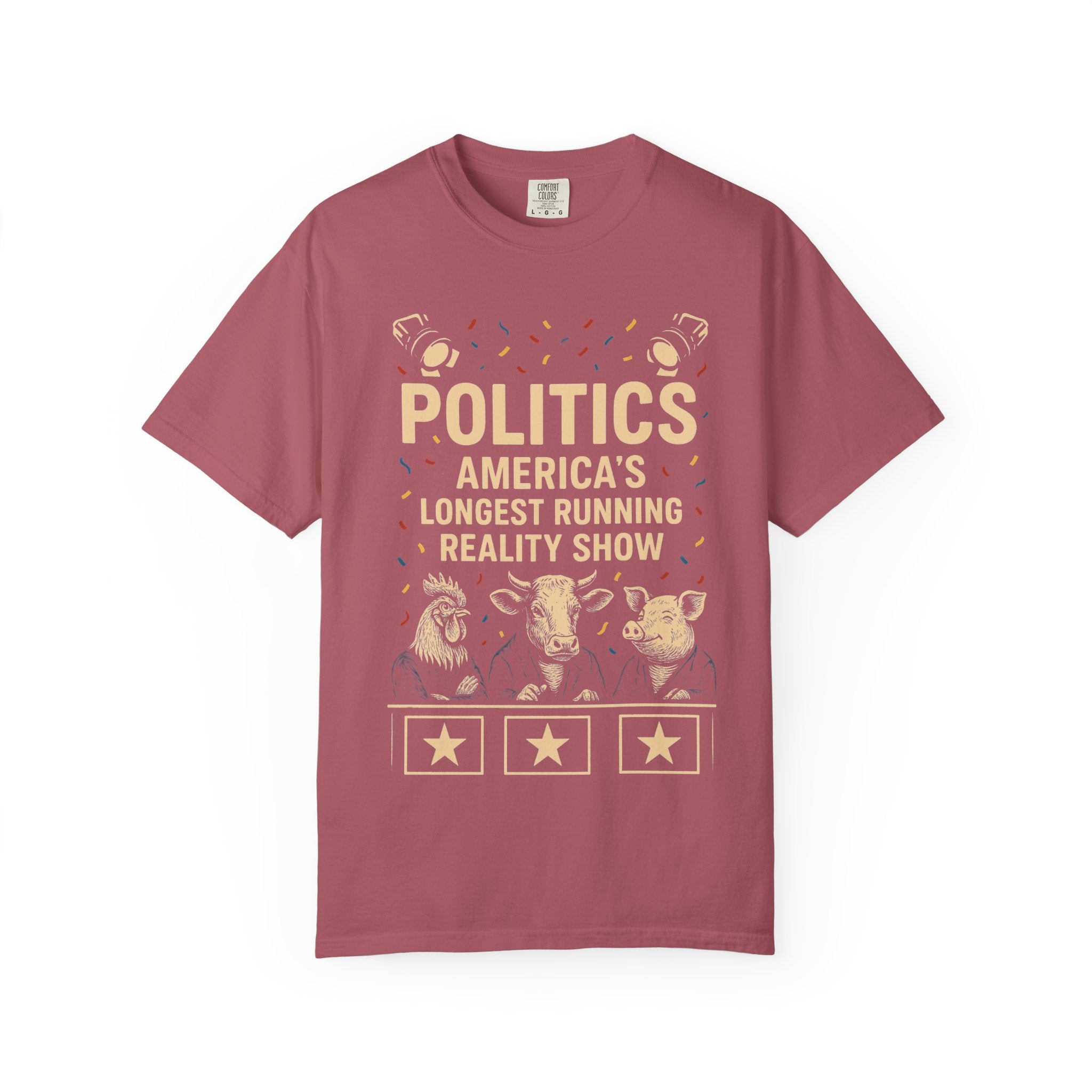"The Ultimate Reality Show" Unisex Garment-Dyed T-shirt