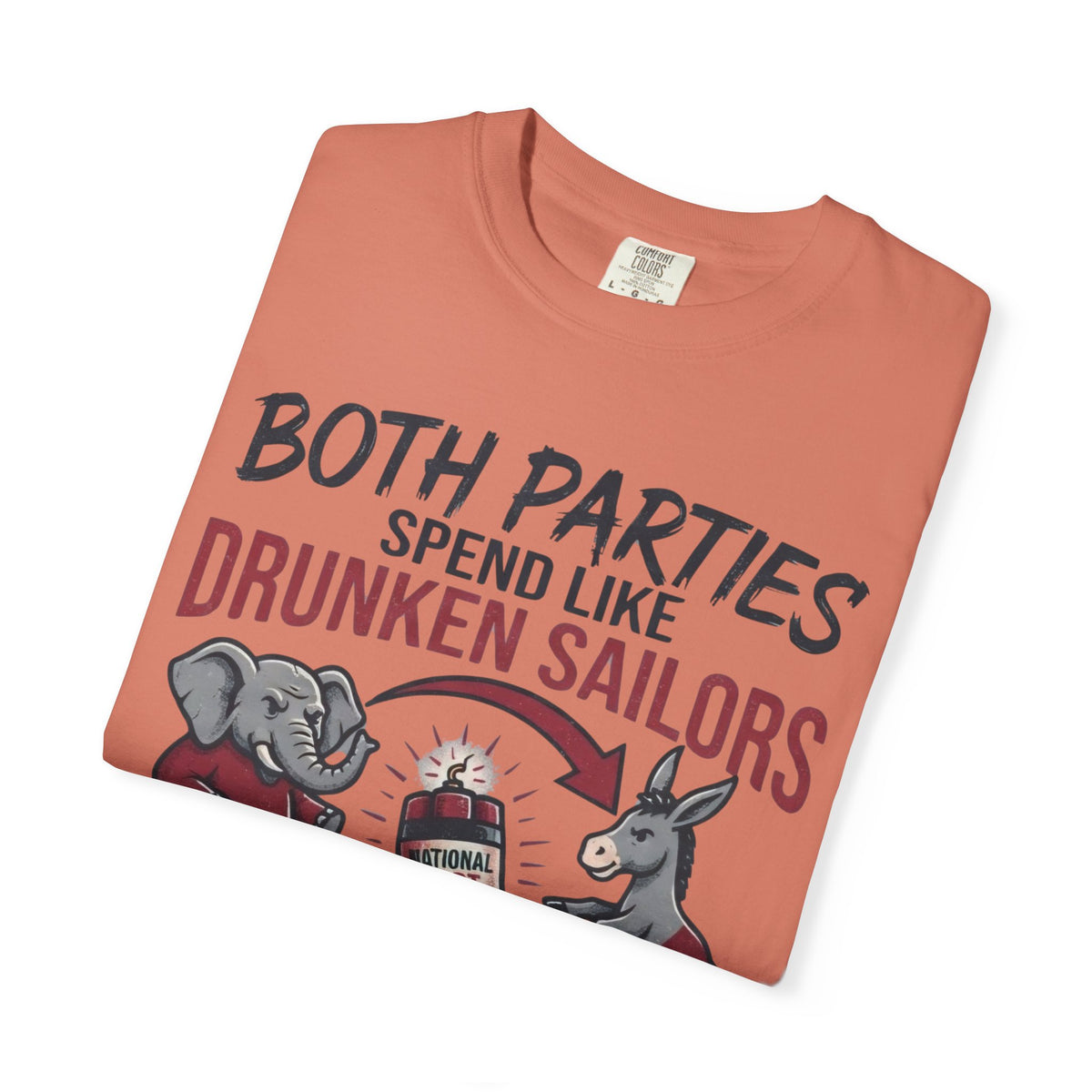 Protest Series - Audit The Spending Unisex Garment-Dyed Tee