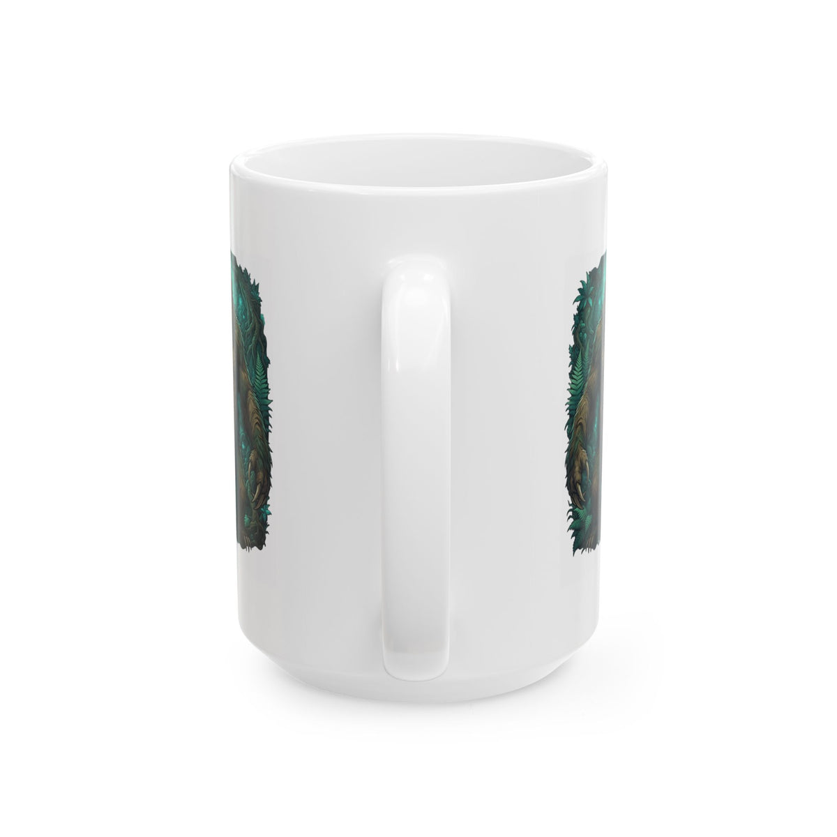 "Mapinguari (Amazon Rainforest)" White Ceramic Mug