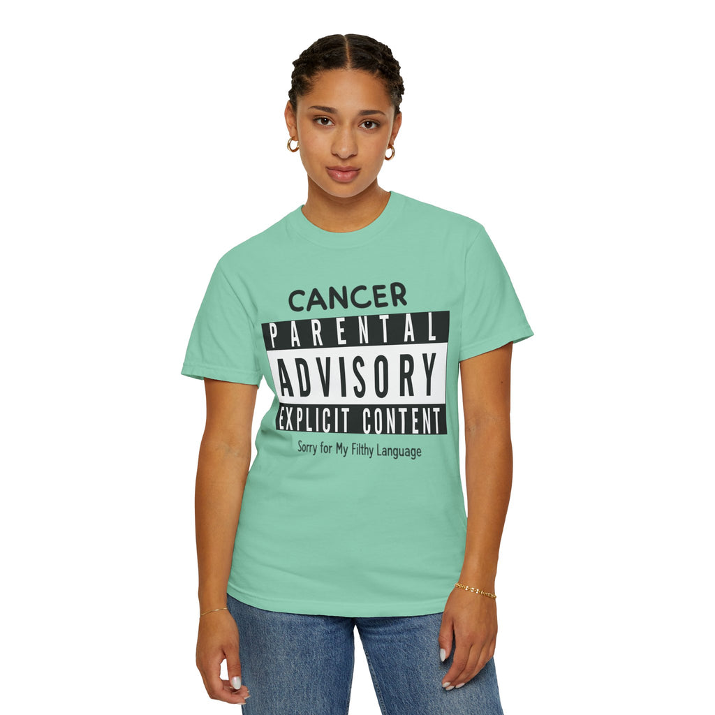 "Sorry For My Filthy Language" Unisex Garment-Dyed T-shirt