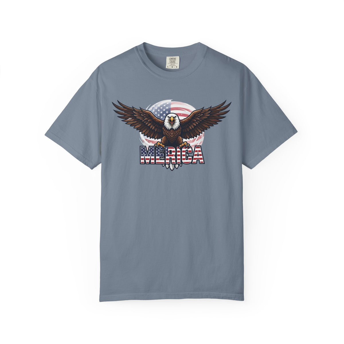 Color: Blue Jean | Merica Unisex Garment-Dyed Tee