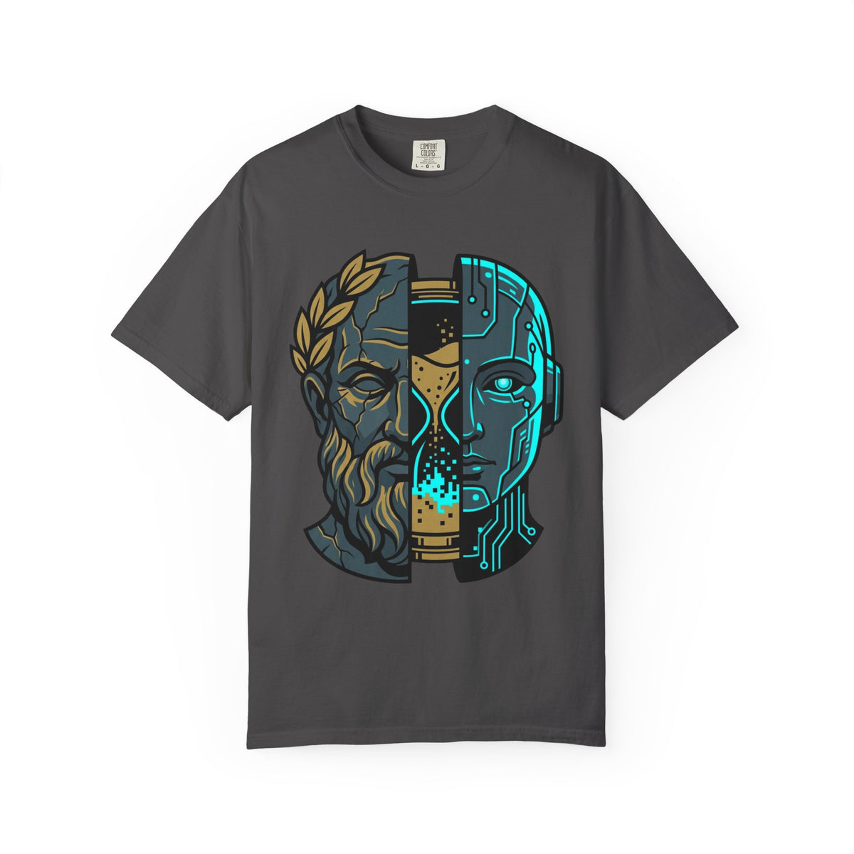 Color: Graphite | Time Unisex Garment-Dyed Tee