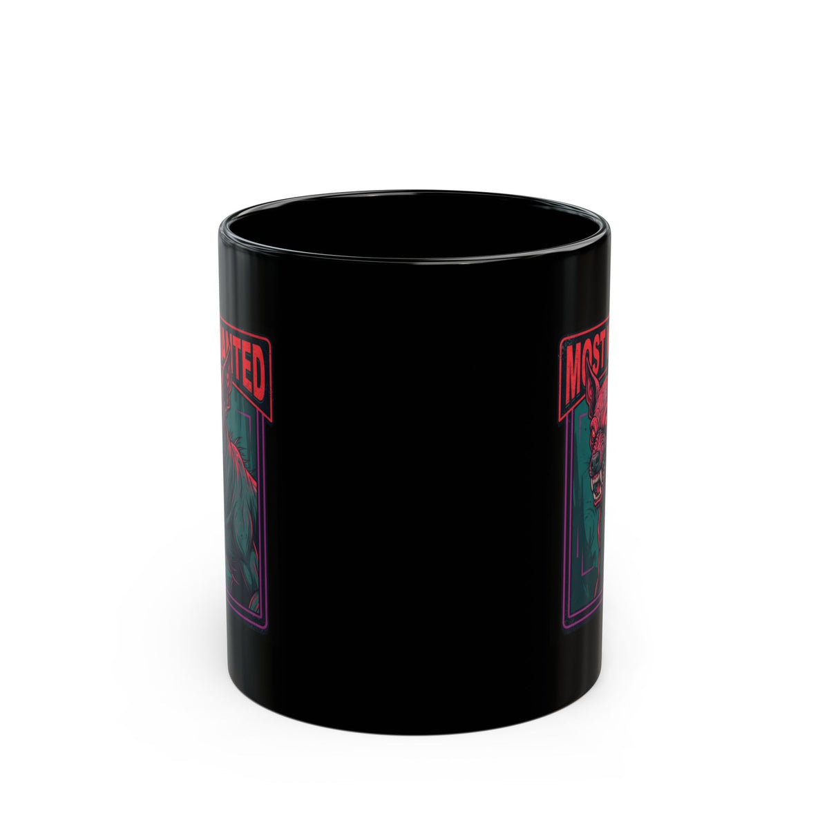"Chupacabra (Puerto Rico-Latin America)" Black Ceramic Mug