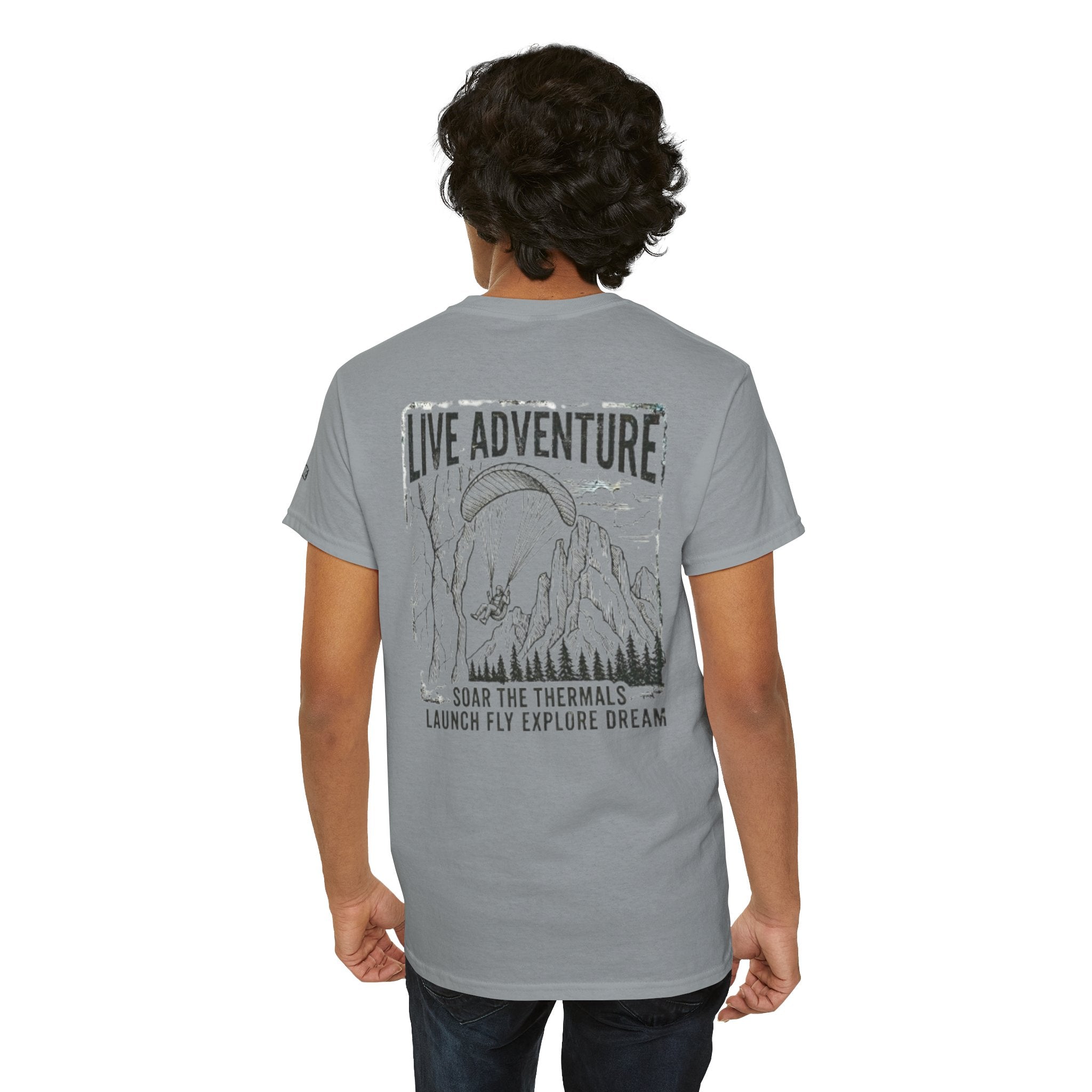 "Live Adventure - Soar the Thermals" Premium Graphic Tee