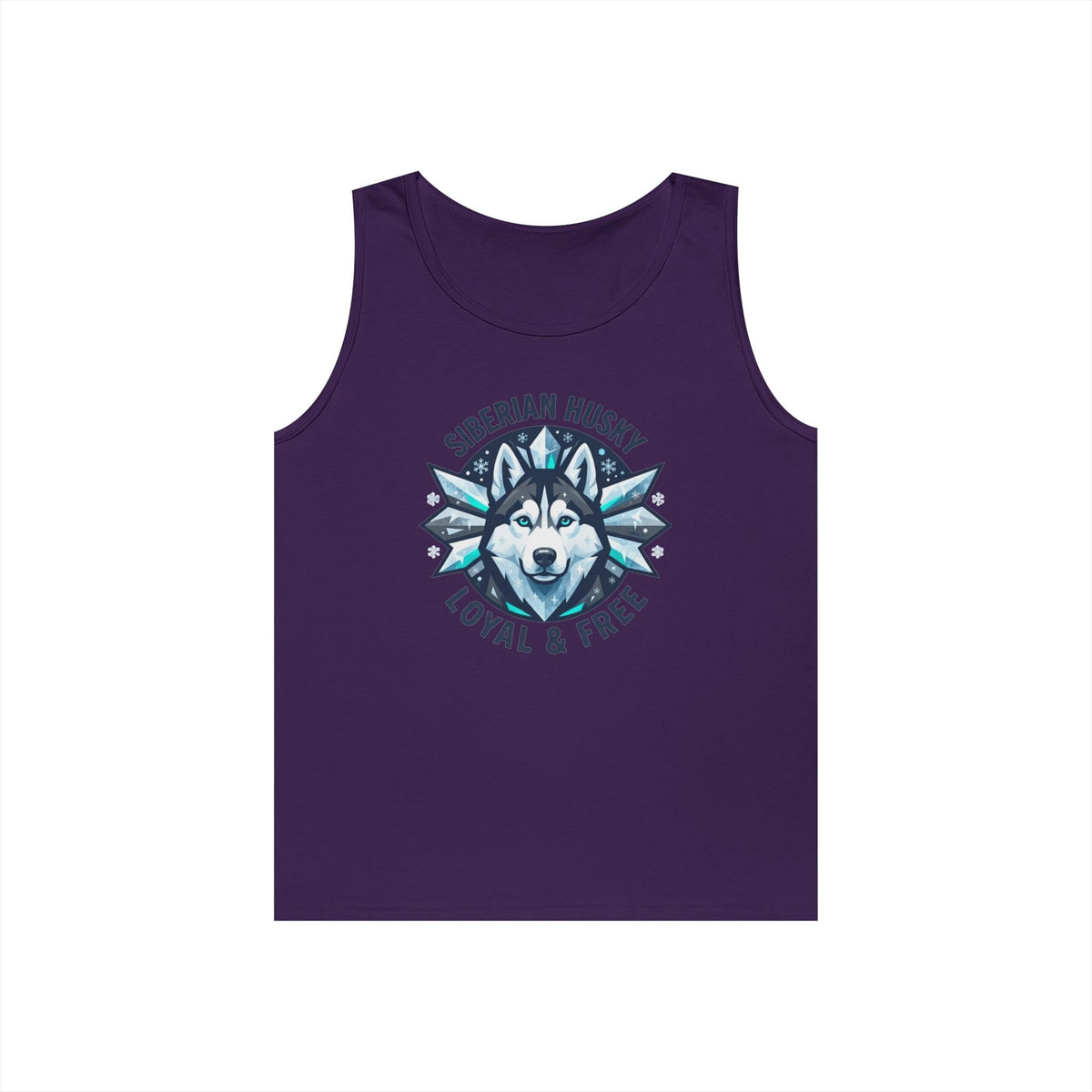 "Siberian Husky Loyal & Free" Tank Top