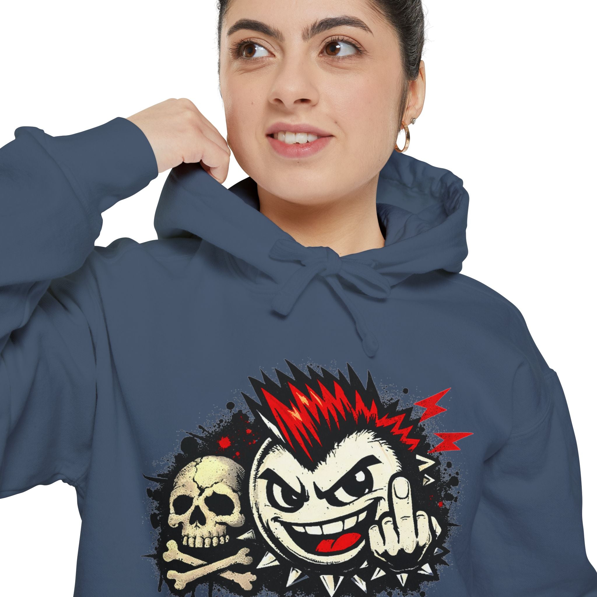 One Finger Opinion | Garment-Dyed Hoodie — AttitudeShirts