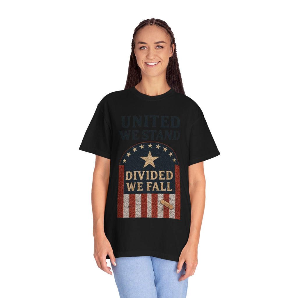 "UNITED WE STAND" Unisex Garment-Dyed T-shirt