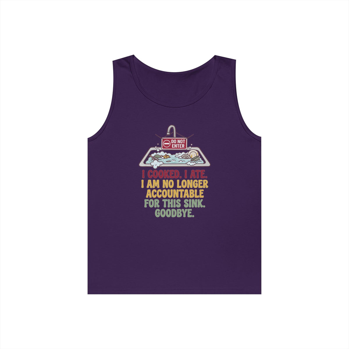 "I Cooked I Ate" Tank Top