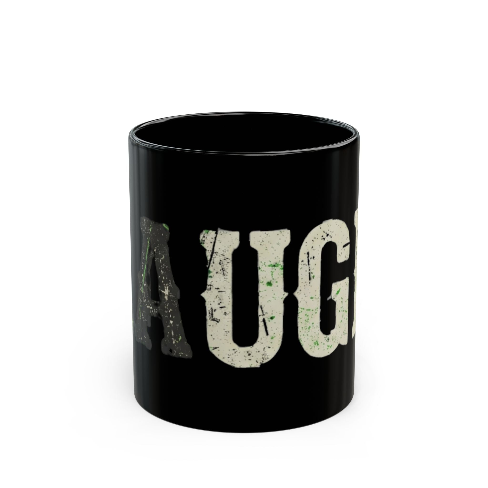 "Choose to Laugh" Black Ceramic Mug — Graphic