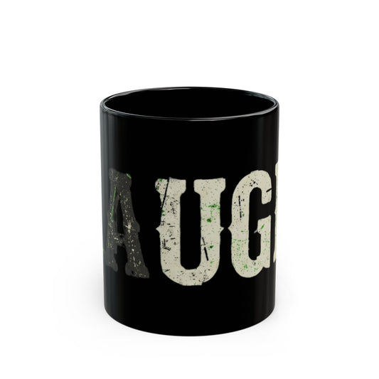 "Choose to Laugh" Black Ceramic Mug — Graphic