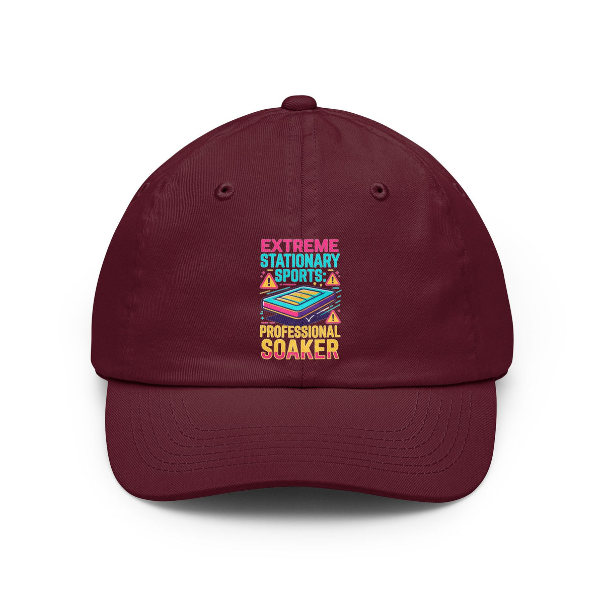 Color: Maroon | Professional Soaker Dad Hat