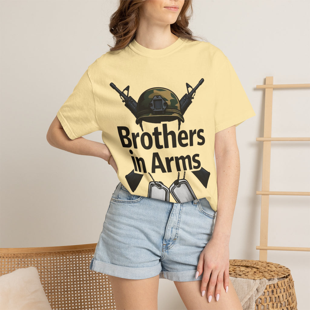 "Brothers in Arms" Unisex Garment-Dyed T-shirt