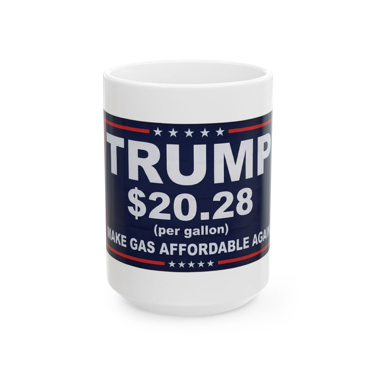 "Trump $20.28" White Ceramic Mug