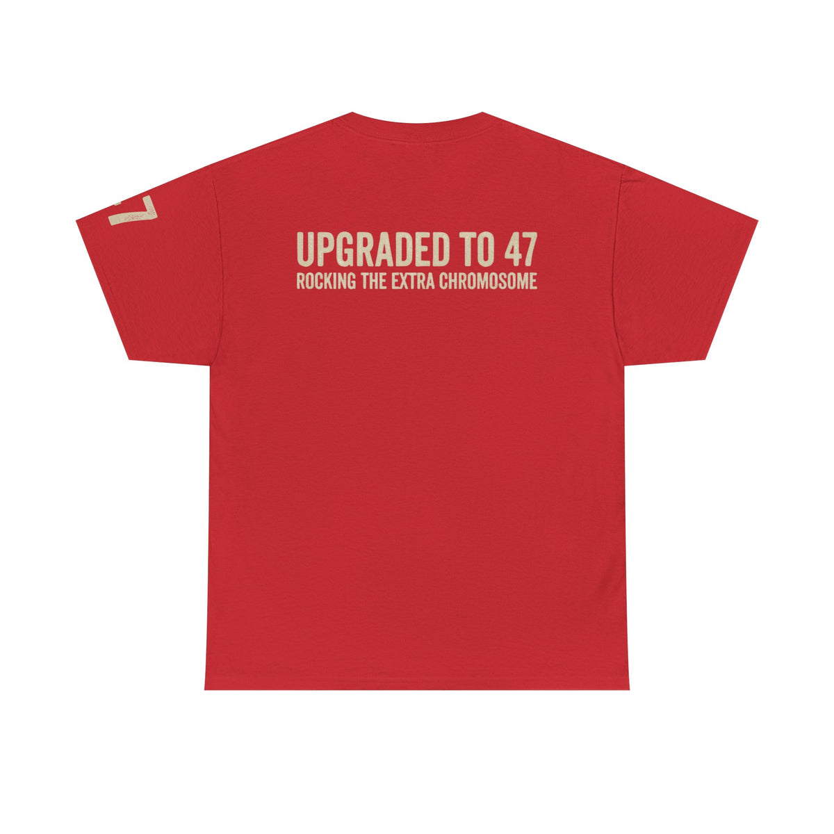 Color: Red | 47 Chromosomes Premium Graphic Tee
