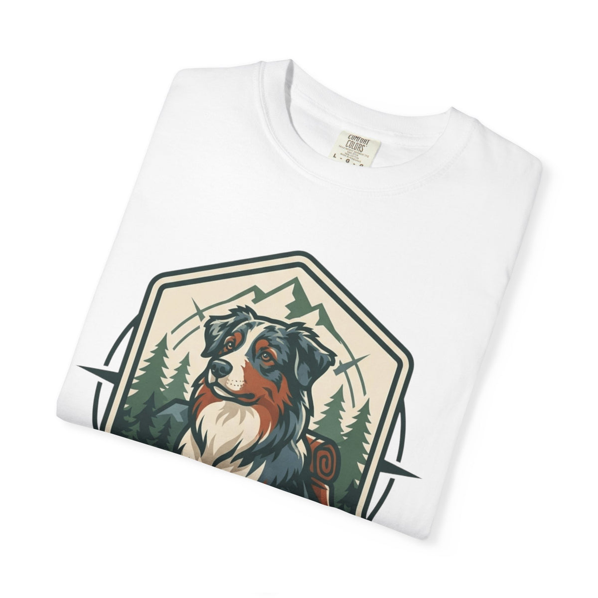 "Australian Sheperd" Unisex Garment-Dyed Tee