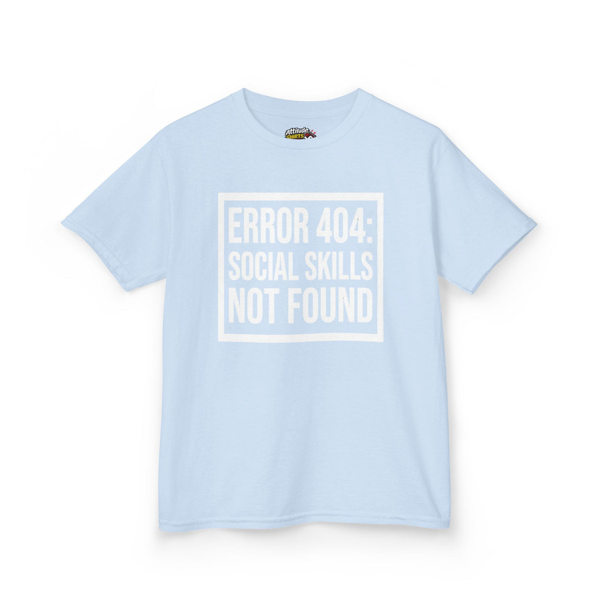 "Social Skills Not Found" Kids Tee