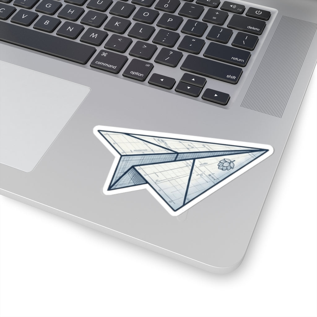 "Paper Plane Porterhouse" Sticker