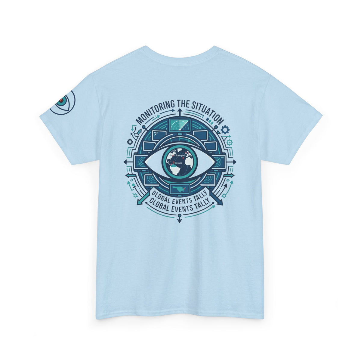 Color: Light Blue | Monitoring the Situation Premium Graphic Tee
