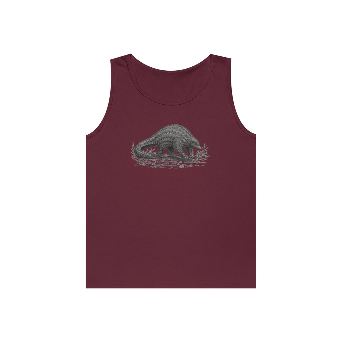 "Pencil Sketch Art Pangolin" Tank Top