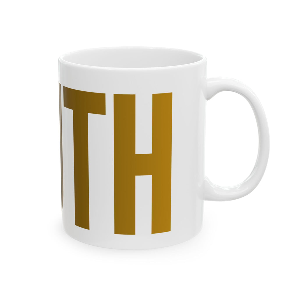 "Trump Honest Truth" White Ceramic Mug — Graphic