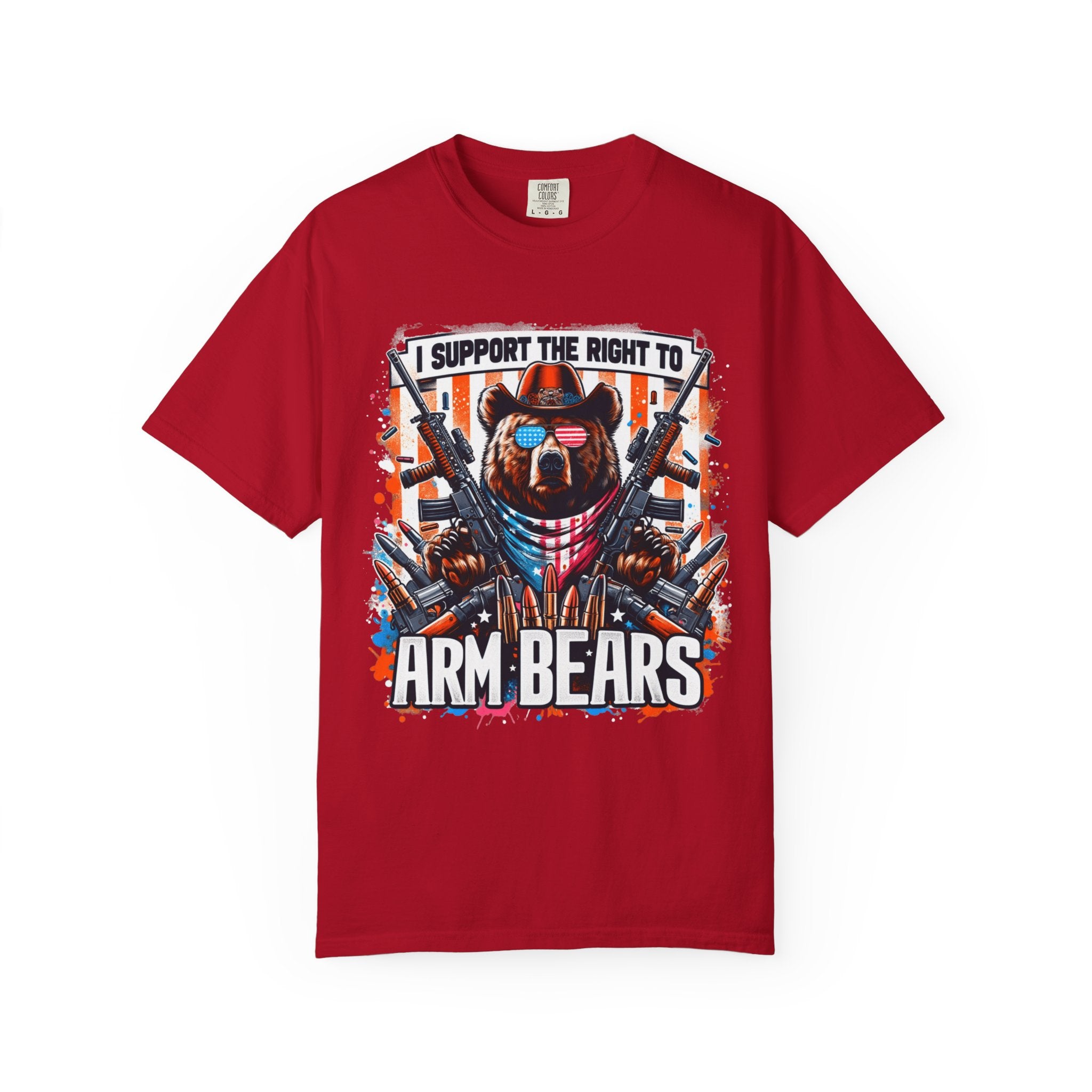 "Right to Arm Bears" Unisex Garment-Dyed T-shirt
