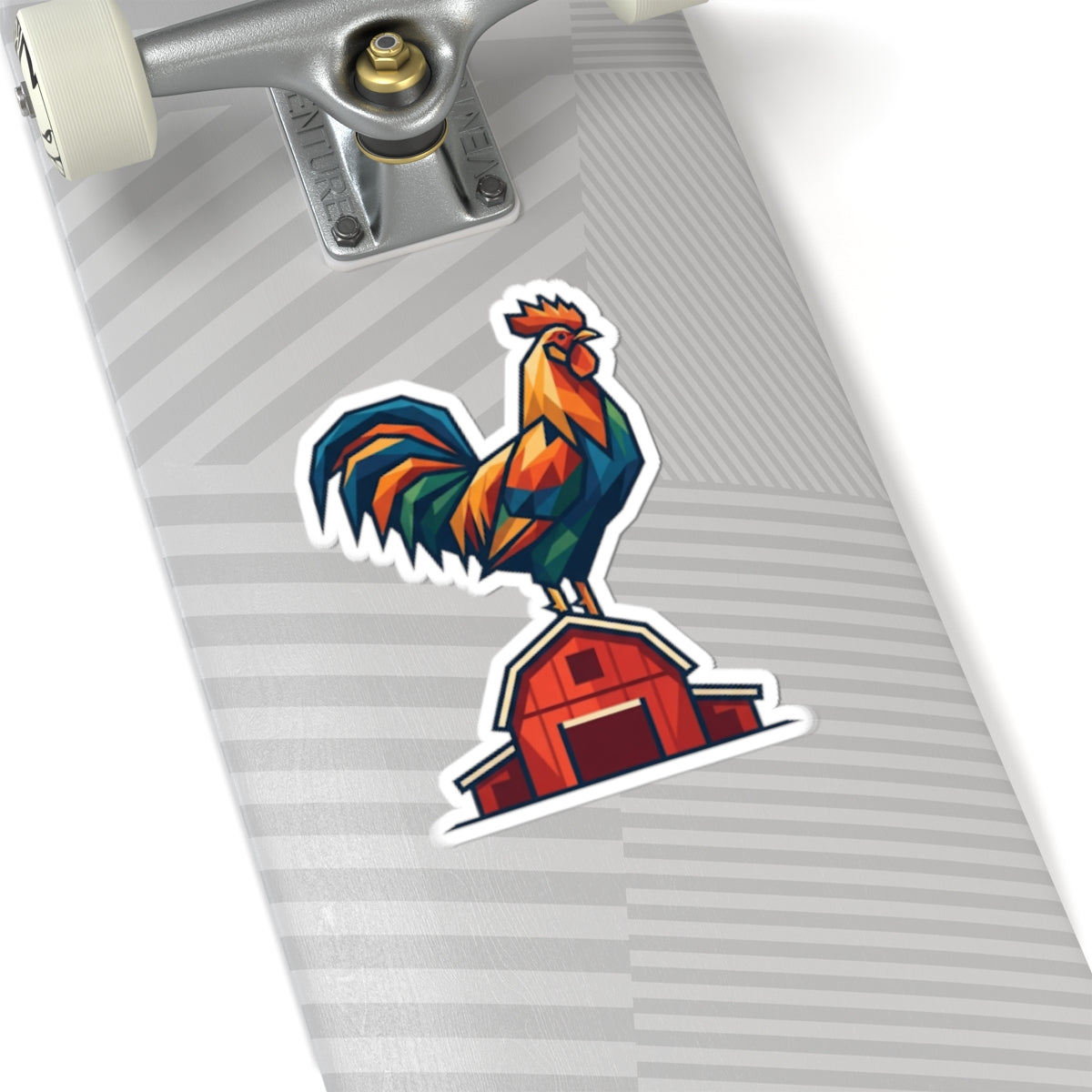 "Barnyard Rooster" Sticker — Main