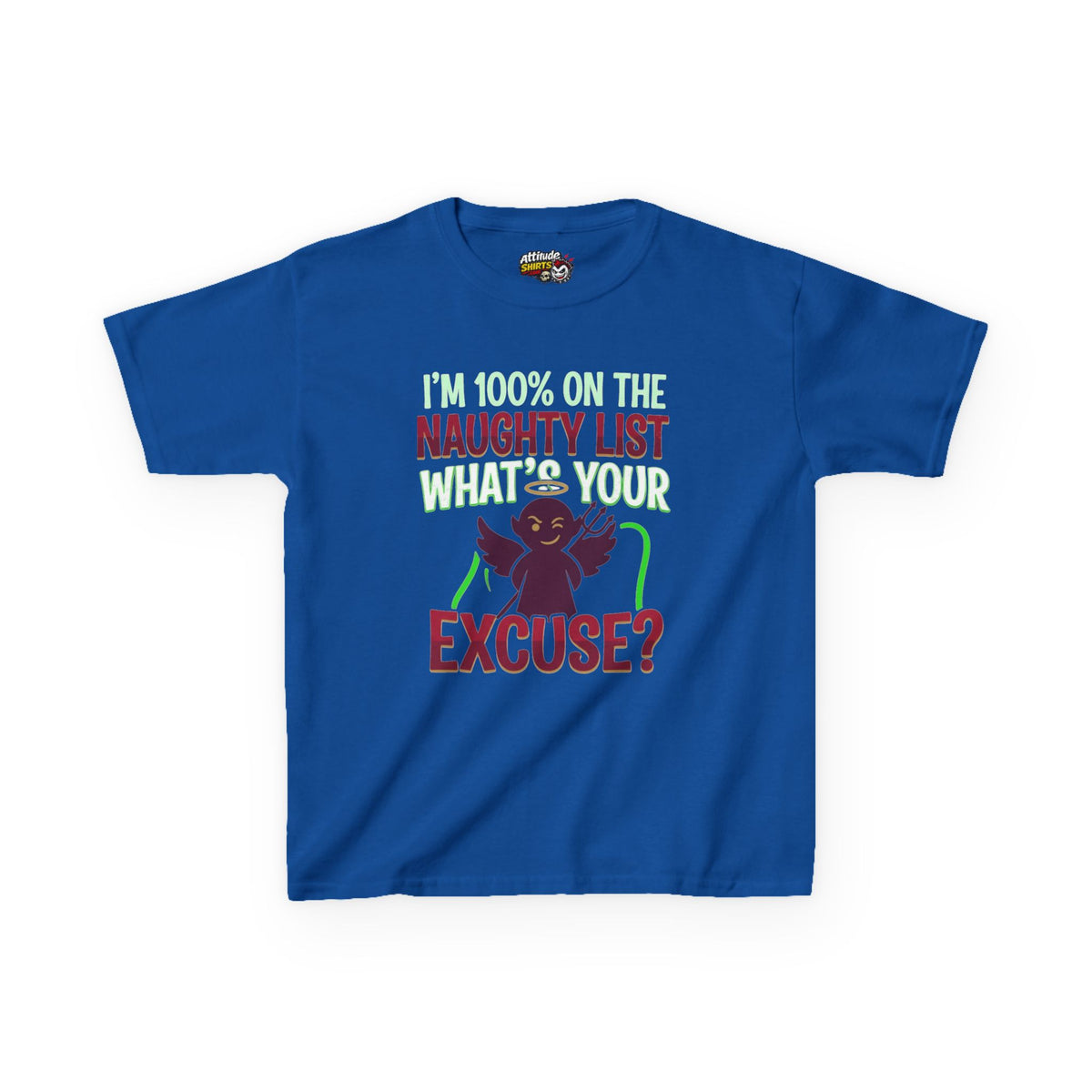 "On The Naughty List" Kids Tee