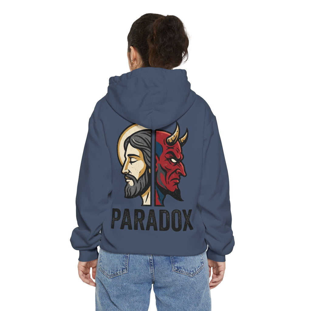 "Paradox" Garment-Dyed Hoodie