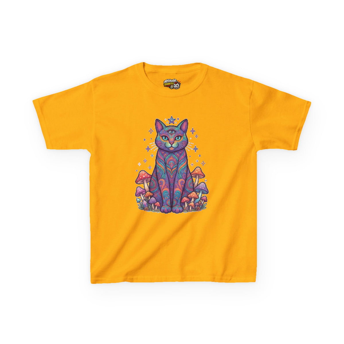 "Hippy Cat" Kids Tee
