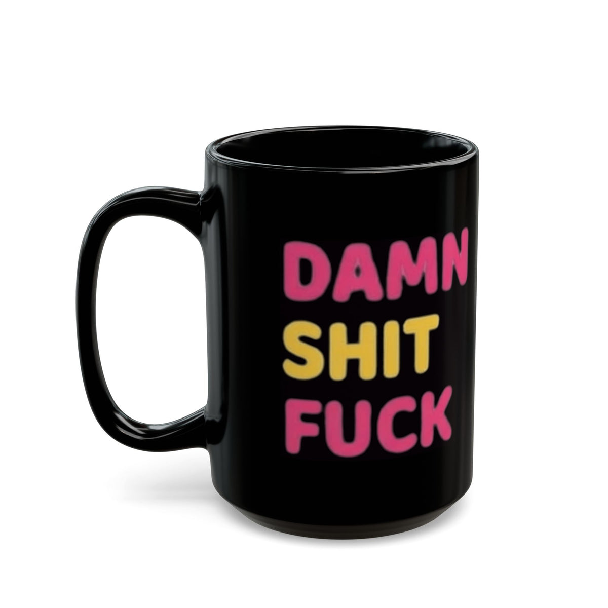 "Do You Think I Give A" Black Ceramic Mug — Graphic