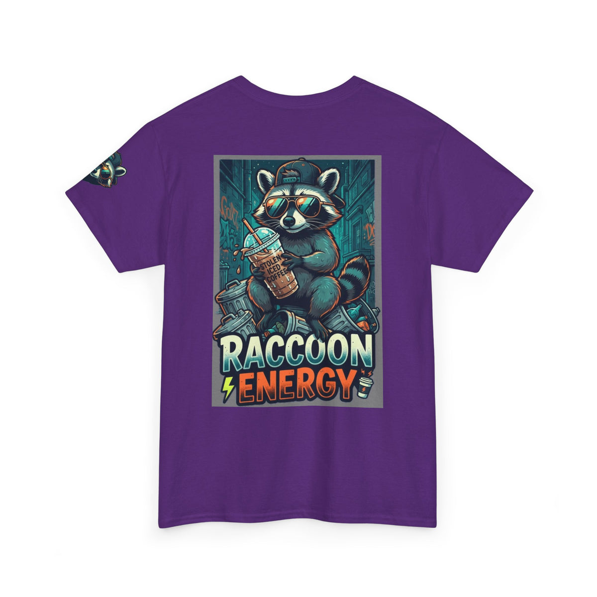 "Raccoon Energy" Premium Graphic Tee