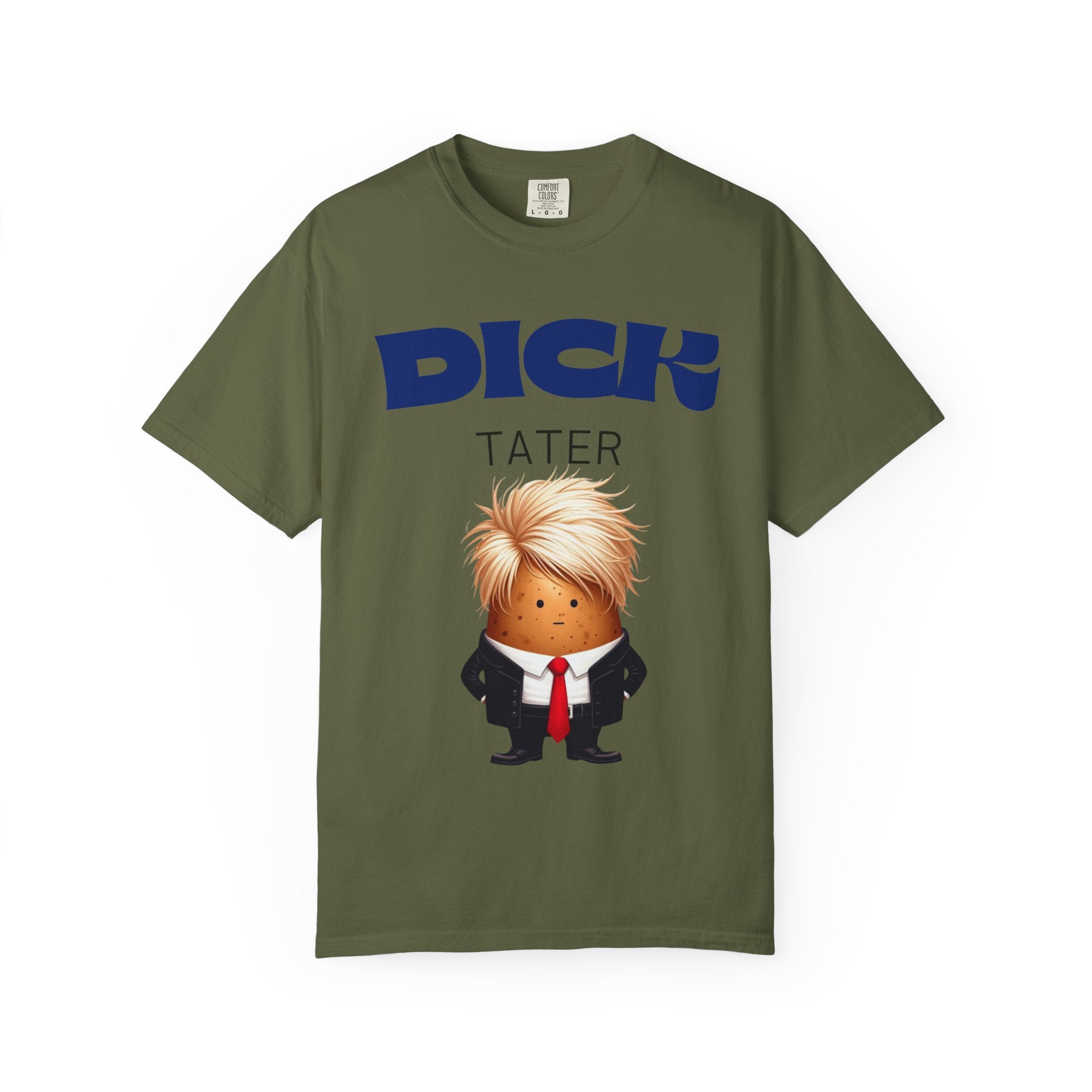 "The Dick Tater (Executive Spud Edition)" Unisex Garment-Dyed T-shirt