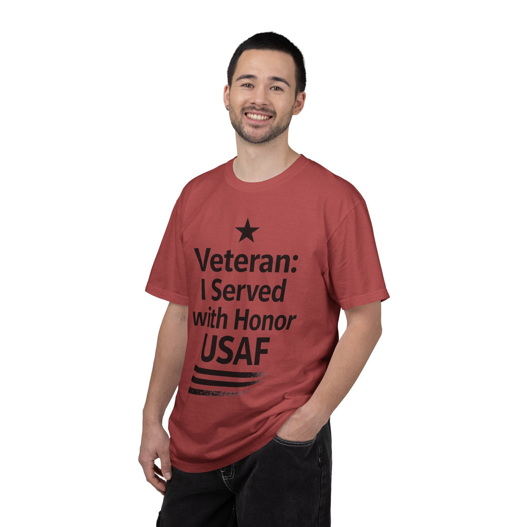 "Served With Honor" Unisex Garment-Dyed T-shirt