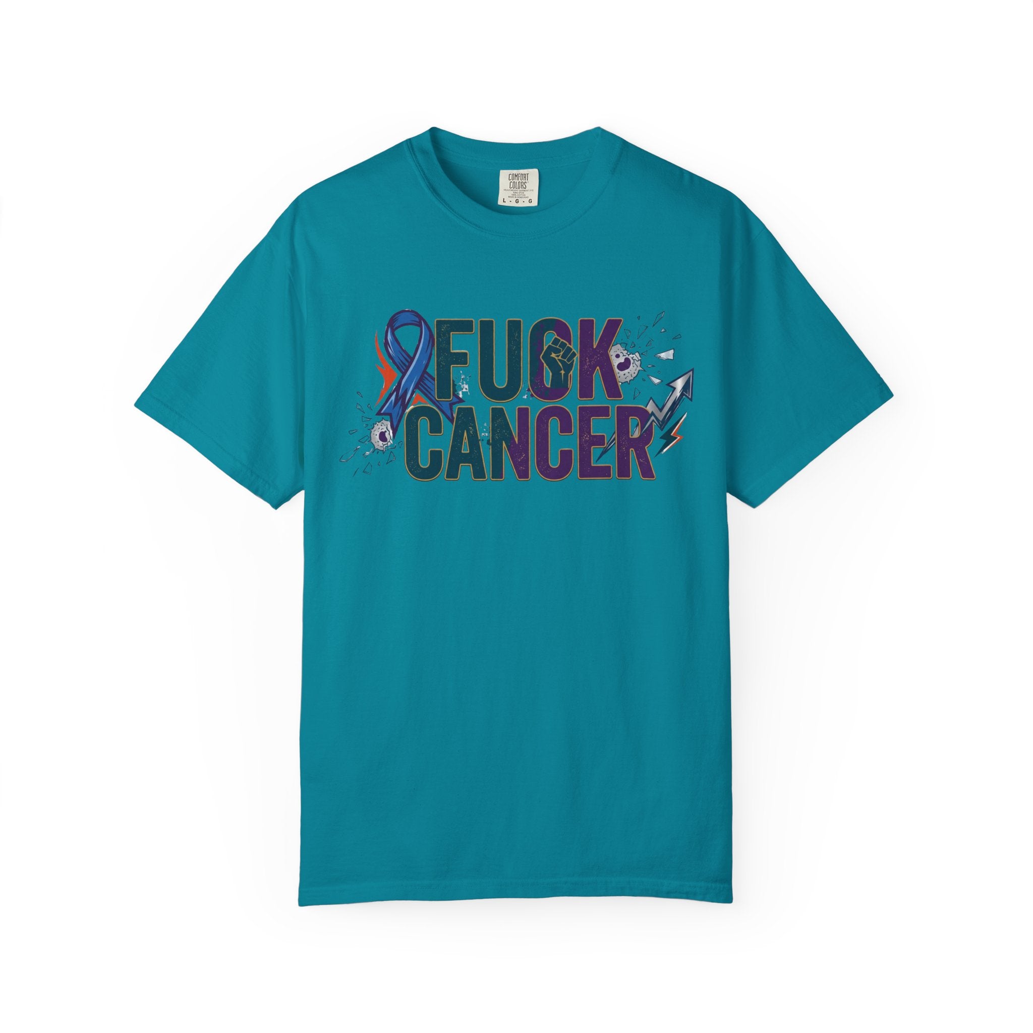 Two Words for Cancer | Garment-Dyed Tee — AttitudeShirts