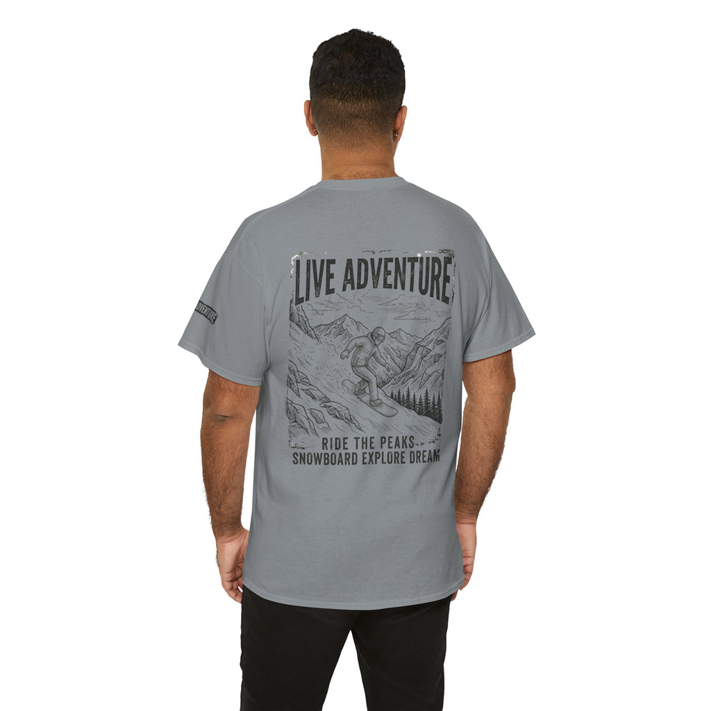 "Live Adventure - Snowboard" Premium Graphic Tee