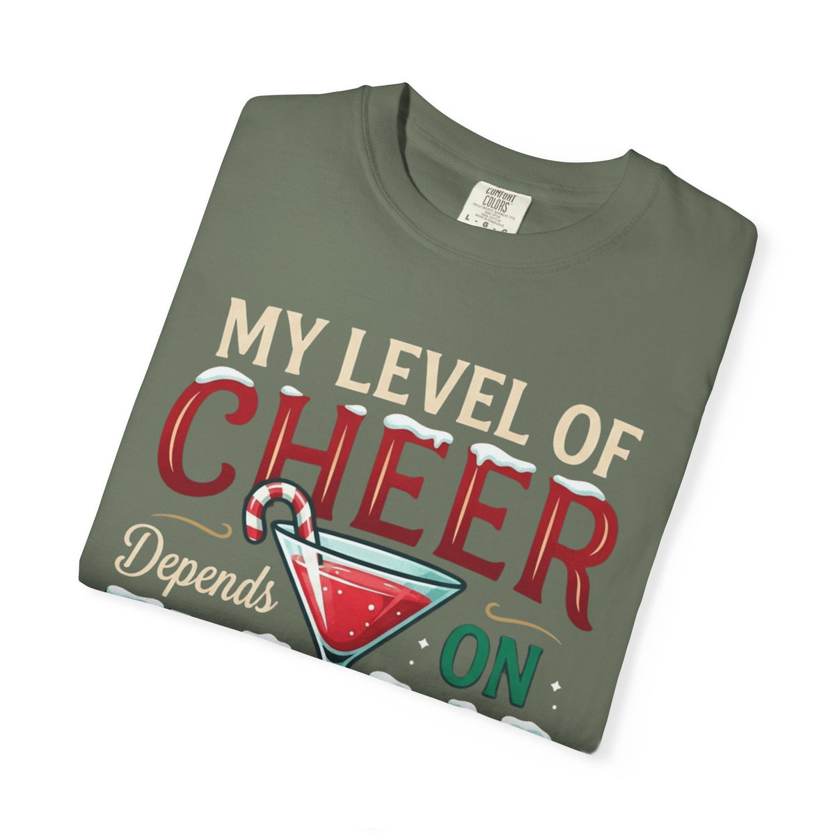"Christmas Cheer" Unisex Garment-Dyed Tee