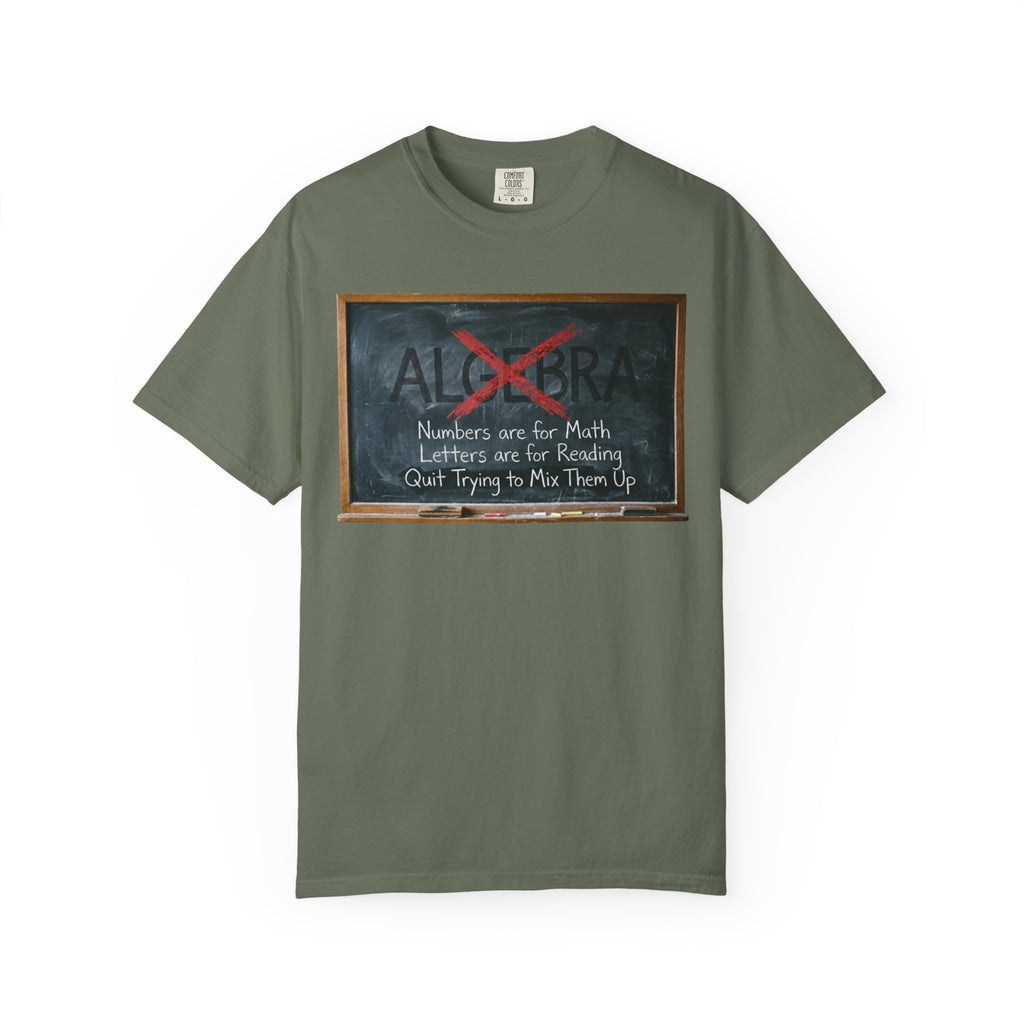 "Algebra" Unisex Garment-Dyed Tee